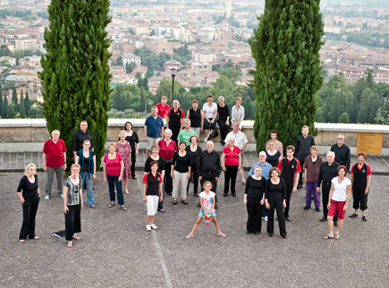 BCC Tour Group above Verona