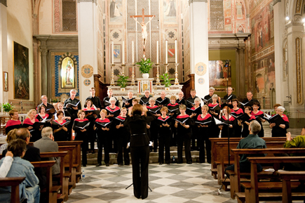 Brisbane Concert Choir perform at Chiesa della Santissima Annunziata, San Miniato