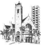 Sketch of St Andrew's Uniting Church