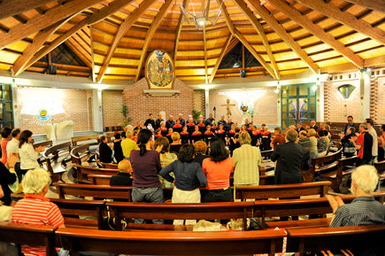 Concert at Chiesa Regina Pacis at Anguillara Sabazia