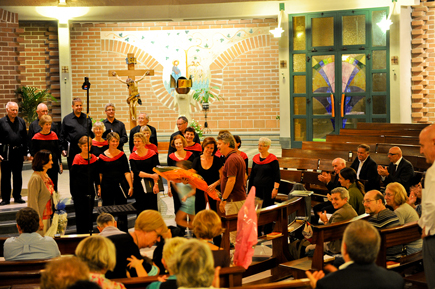 Concert at Chiesa Regina Pacis at Anguillara Sabazia